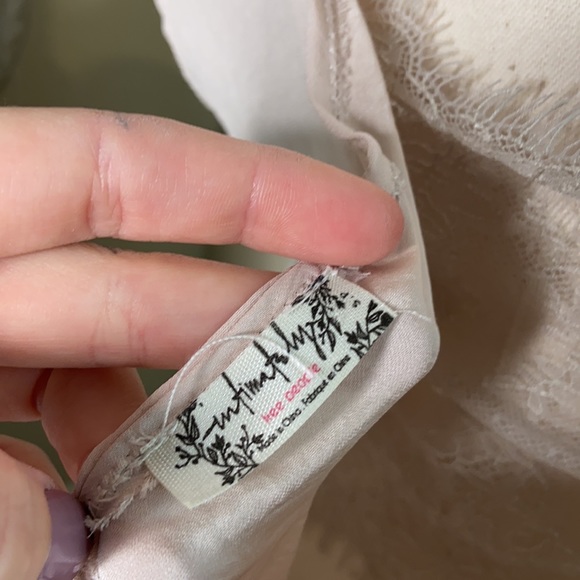 FREE PEOPLE DEEP V BANDEAU CAMISOLE ALABASTER SZ SMALL - Picture 8 of 9